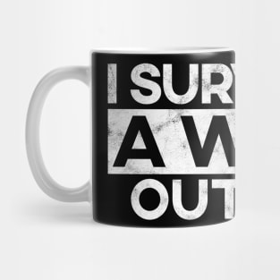 I Survived a Walk Outside Mug